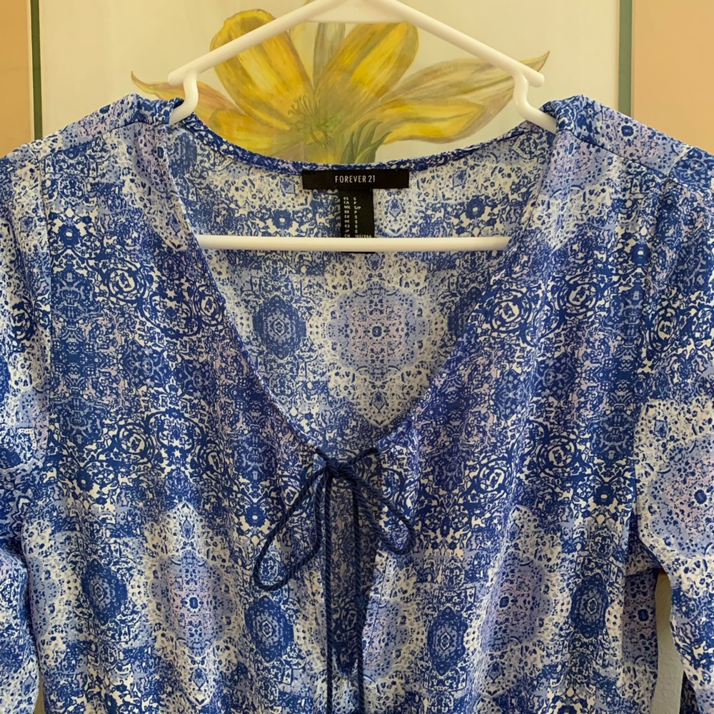 Forever 21 dress blue size small - Picture 2 of 9